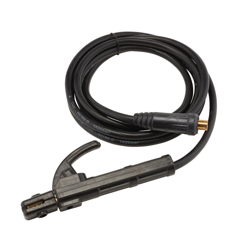 Draper Expert MMA Welding Electrode Holder with 30/50 Dinse-type Plug, 3m, 200A