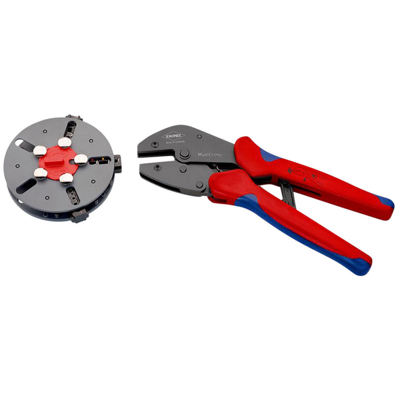 KNIPEX 97 33 01 MultiCrimp® Lever Action Crimping Pliers, 0.25 — 6.0 mm² Capacity, 250mm