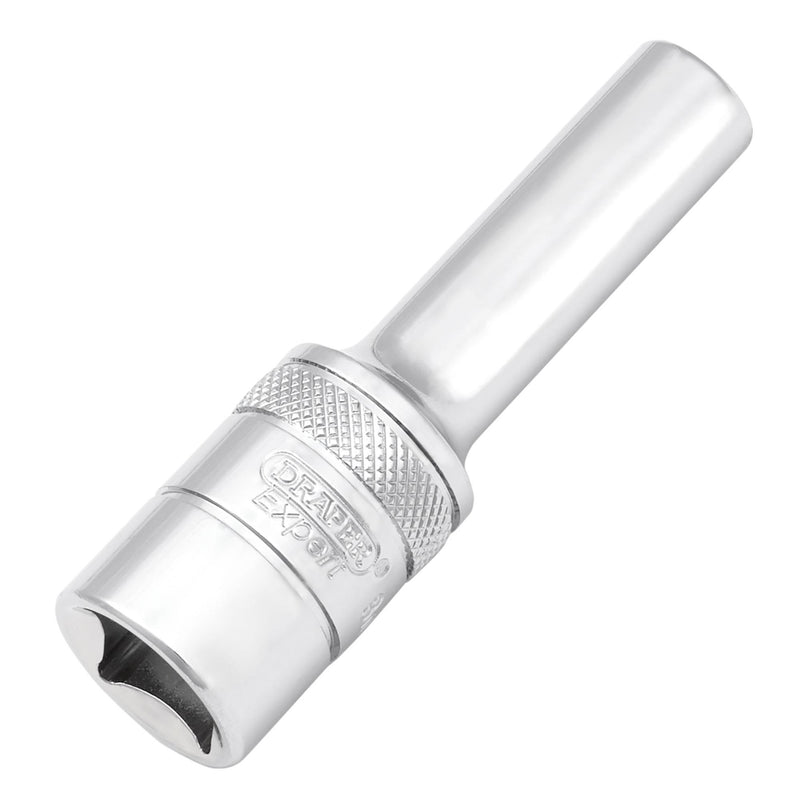 Draper Expert Metric Deep Socket, 1/2" Sq. Dr.,Polished Chrome, 8mm