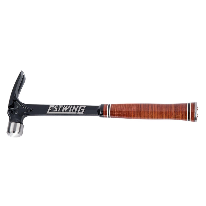 Estwing E19S Ultra Series Smooth Face Framing Hammer with Leather Grip, 19oz/538g
