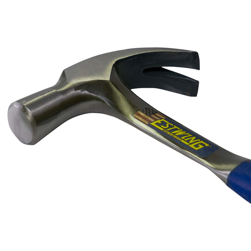 Estwing E3/28C Curved Claw English Pattern Hammer, 24oz/672g
