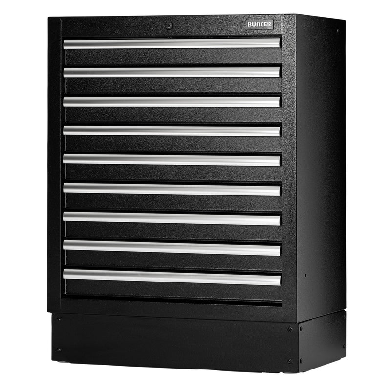BUNKER Modular Floor Cabinet, 9 Drawer, 680mm
