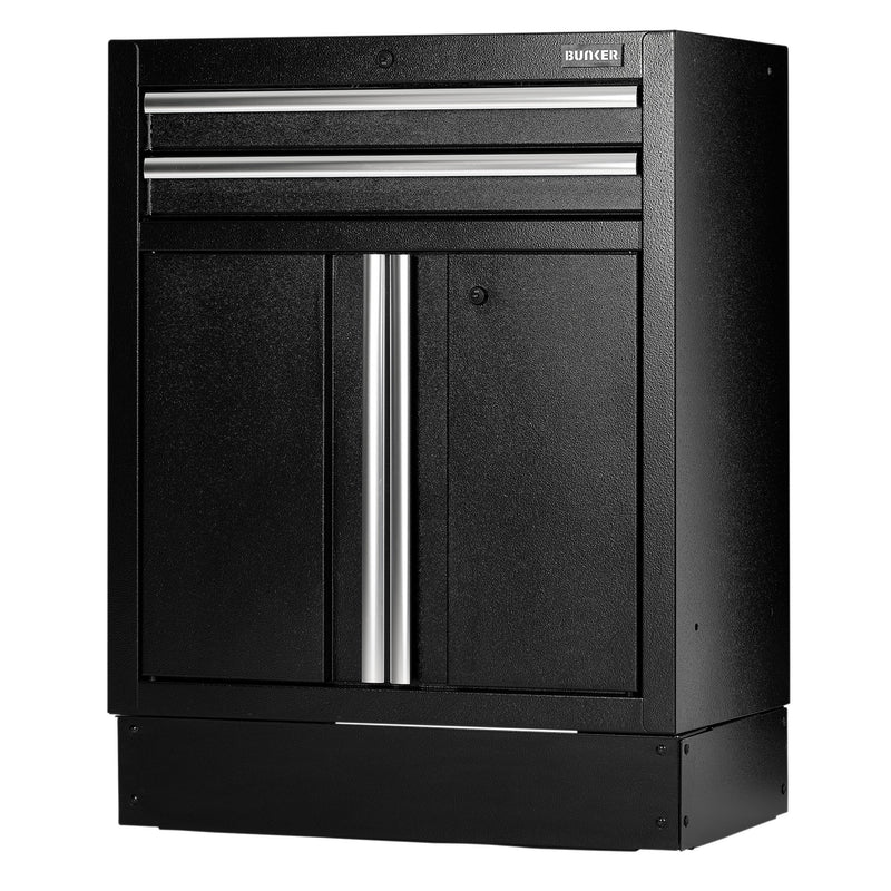 BUNKER Modular Floor Cabinet, 2 Drawer, 2 Door, 680mm