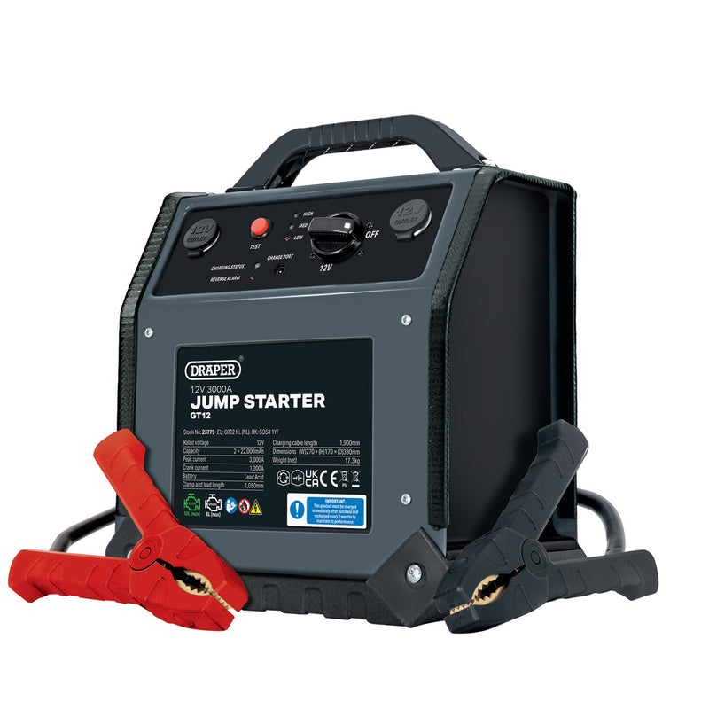 12V Jump Starter, 3000A