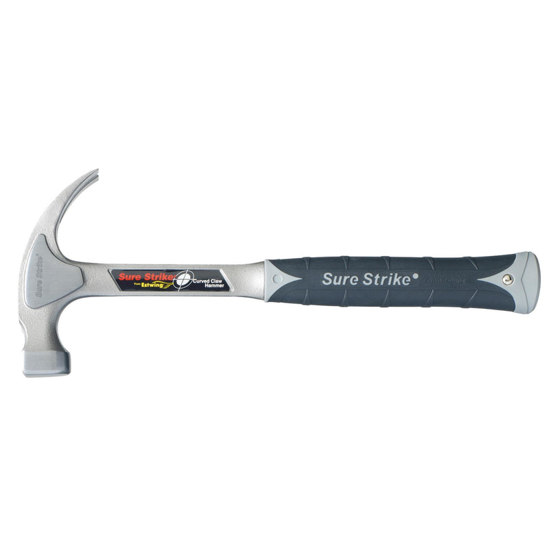 Estwing EMR20C Sure Strike Curved Claw Hammer, 20oz/567g