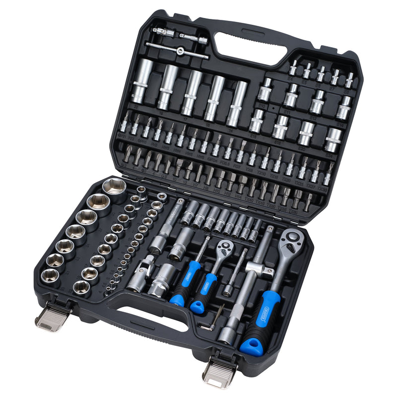 Draper HI-TORQ® Metric Socket and Bit Set, 1/4" and 1/2" Sq. Dr. (110 Piece)