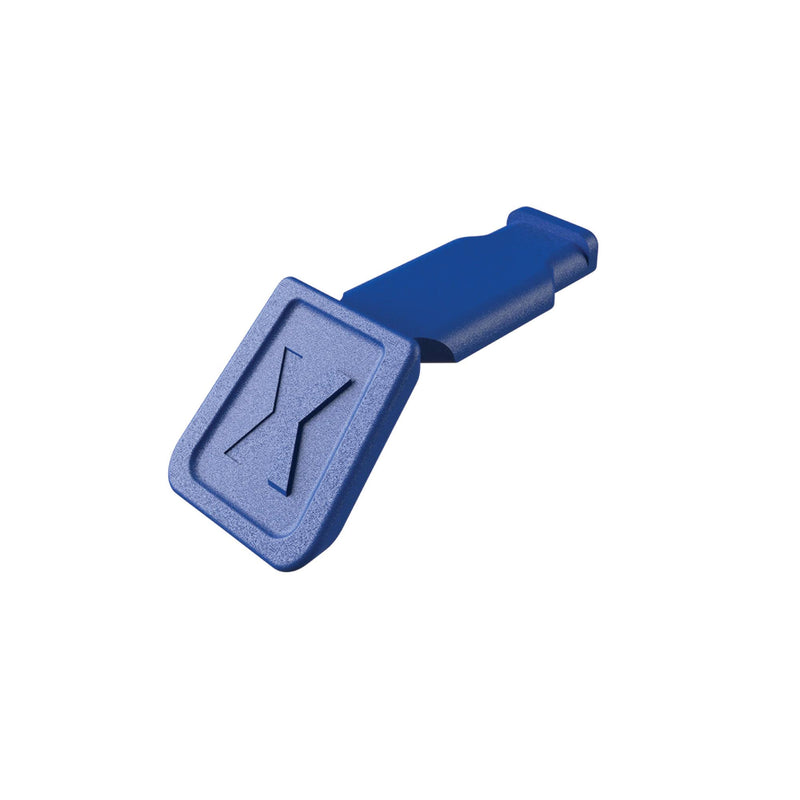 KNIPEX 00 61 10 CB ColorCode Clips Blue (10 Pieces), 122mm
