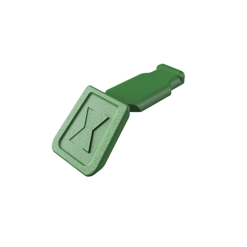 KNIPEX 00 61 10 CG ColorCode Clips Green (10 Pieces), 122mm