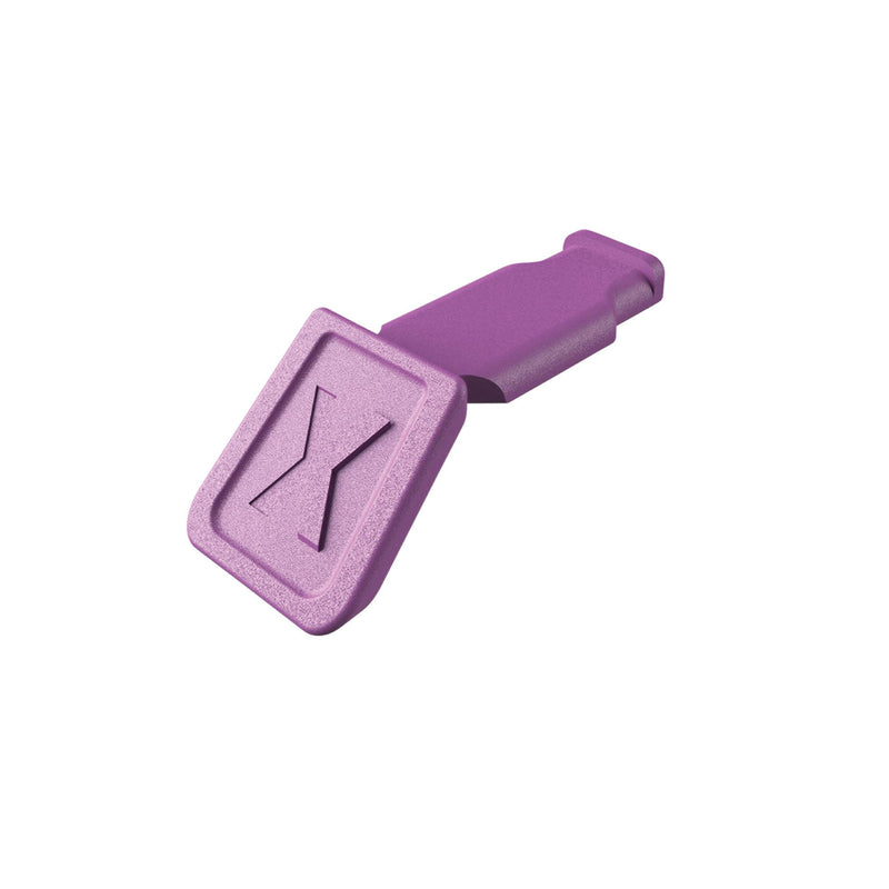 KNIPEX 00 61 10 CV ColorCode Clips Purple (10 Pieces), 122mm