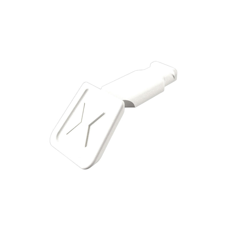 KNIPEX 00 61 10 CW ColorCode Clips White (10 Pieces), 122mm