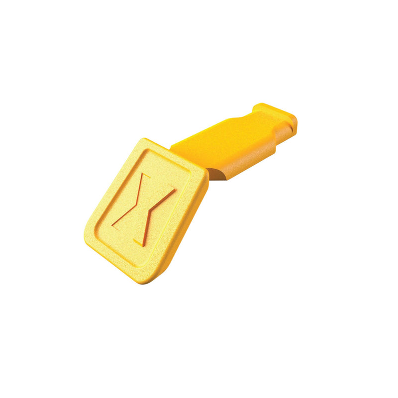 KNIPEX 00 61 10 CY ColorCode Clips Yellow (10 Pieces), 122mm