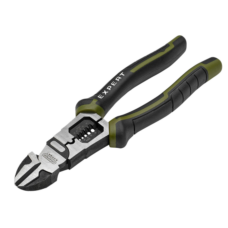 Draper Expert Side Cutters with Wire Stripper, 200mm