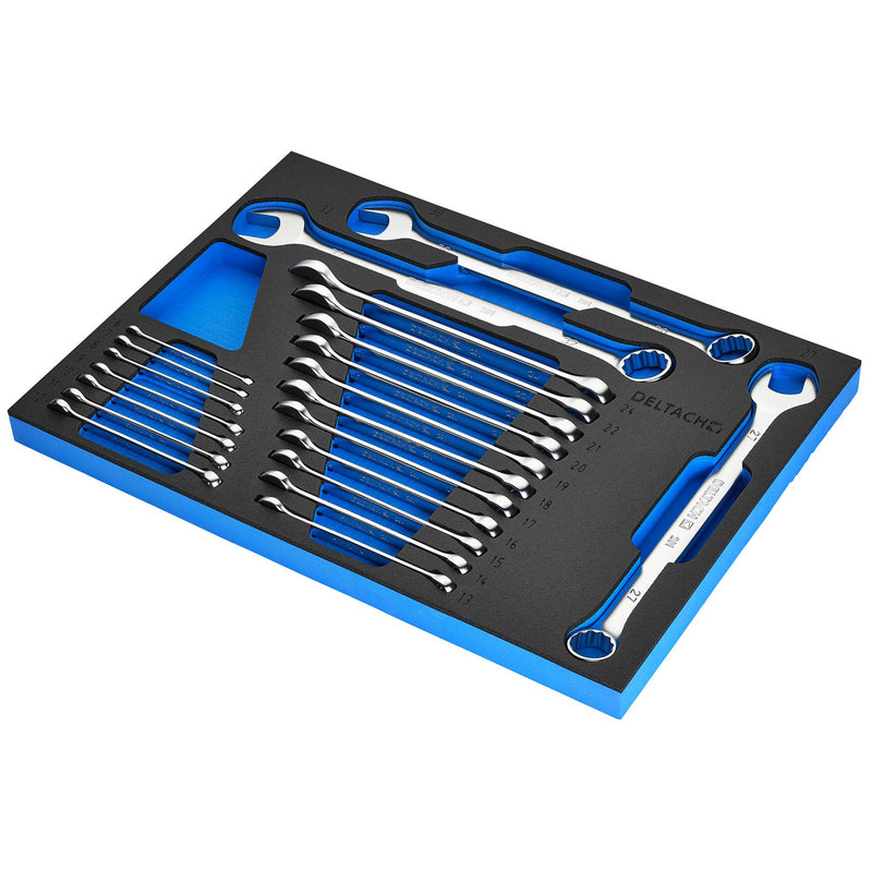 Open End Spanner Set in EVA Foam Inlay (21 Piece)