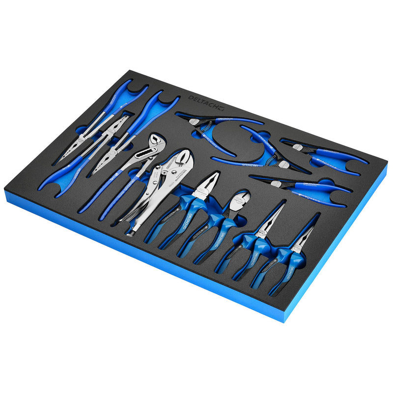 Pliers Set in EVA Foam Inlay (13 Piece)