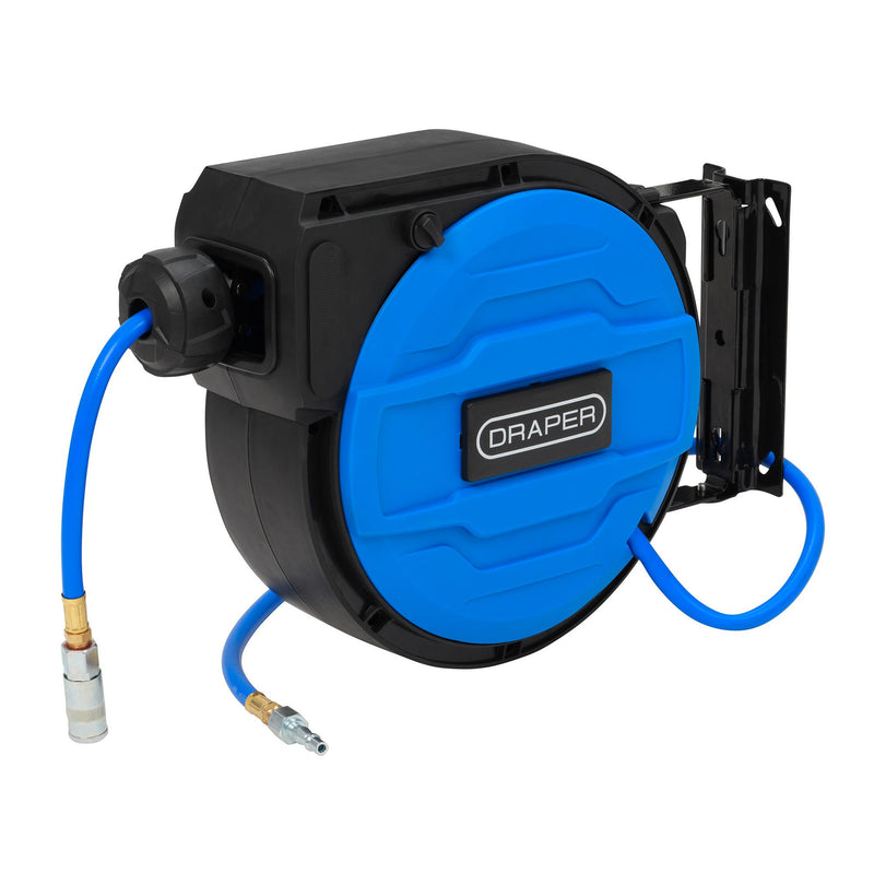 Retractable Air Hose Reel, 12m, 8mm ID