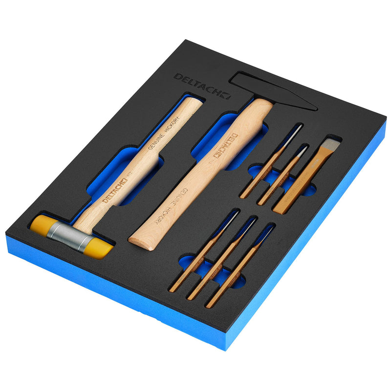 Hammer and Pin Punch Set in EVA Foam Inlay (8 Piece)