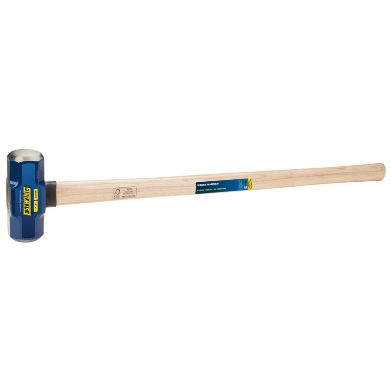 Estwing ESH-736W Hickory Shaft Sledge Hammer, 3.2kg/7lb