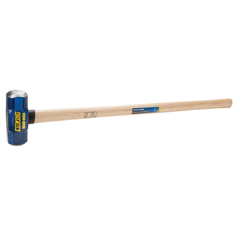 Estwing ESH-1036W Hickory Shaft Sledge Hammer, 4.5kg/10lb
