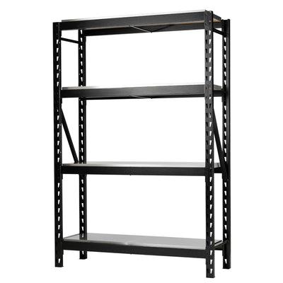 BUNKER 18 Piece Modular 4 Tier Racking with Stainless Steel Shelving, 1500mm