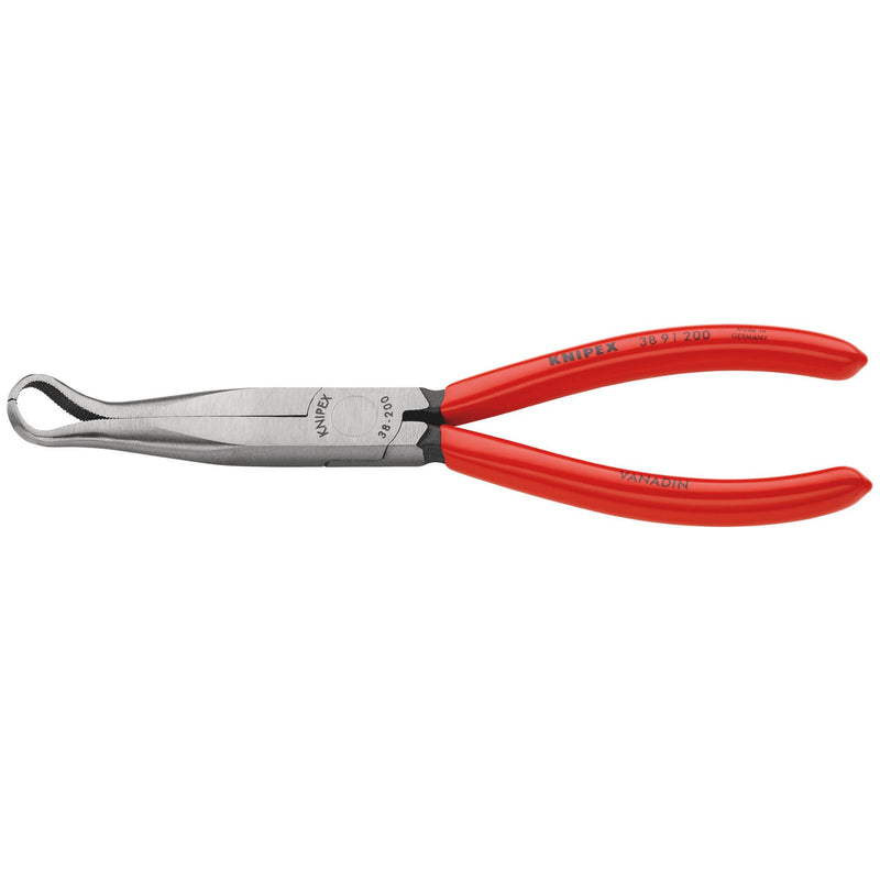 Knipex 38 91 200 200mm Mechanics Plier with 45° Grabber Jaws