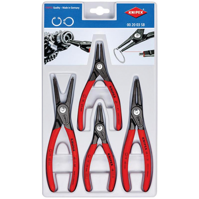 KNIPEX 00 20 03 SB Precision Circlip Pliers Set