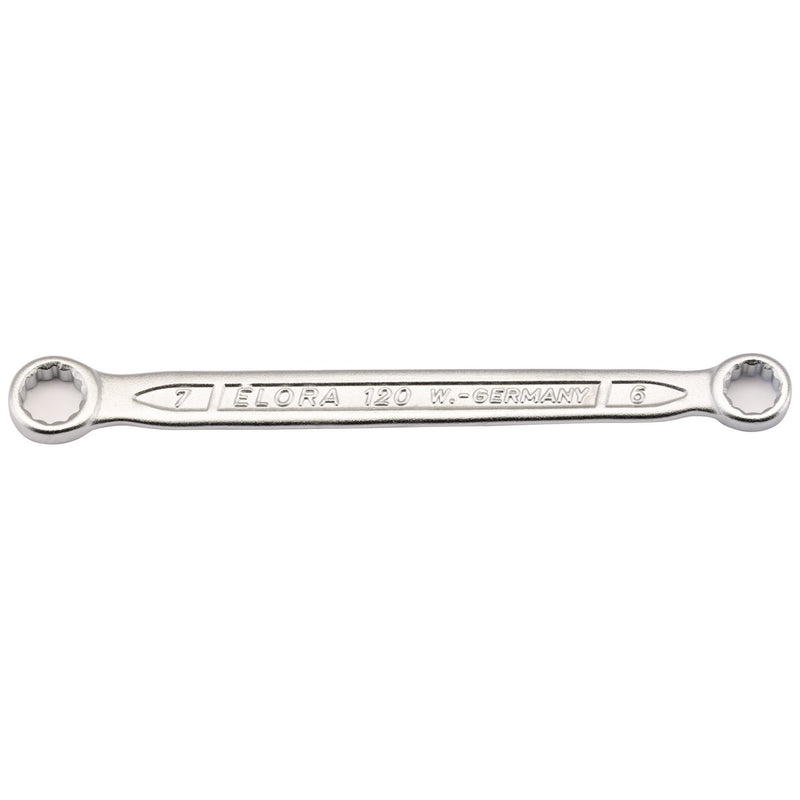 Elora Flat Metric Ring Spanner, 6 x 7mm