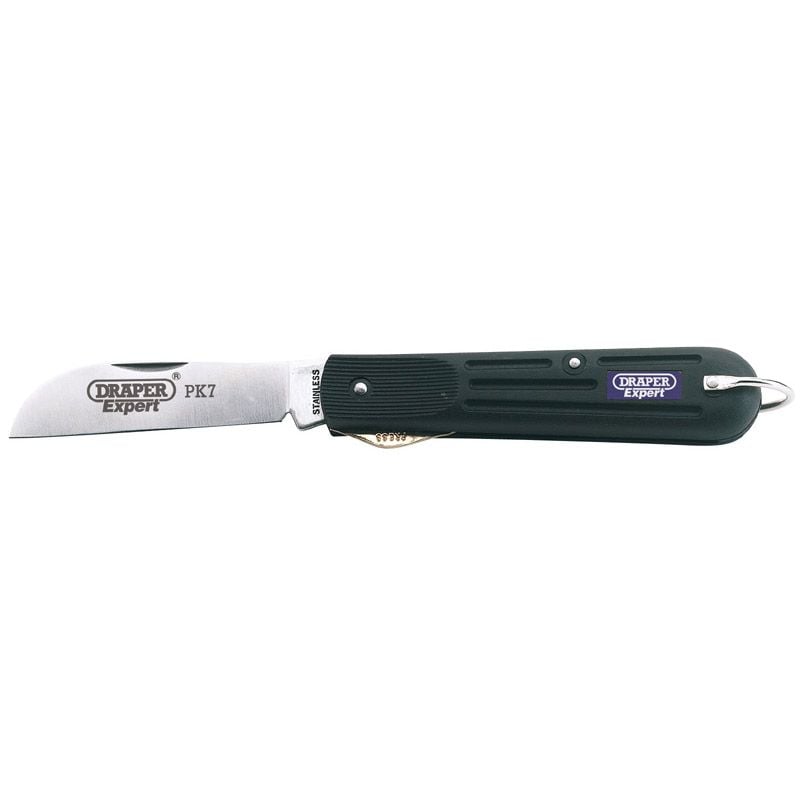 Draper PK7 Lockable Sheepfoot Pocket Knife - (66258) - DR-66258 - Draper - Trade Counter Direct