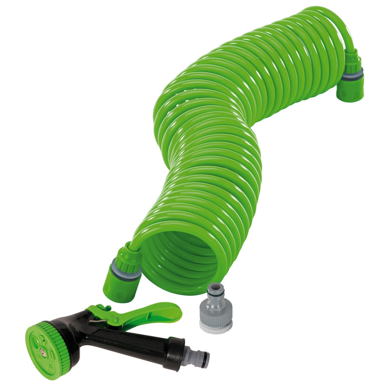 Draper Recoil Hose with Spray Gun and Tap Connector, 10m - DR-83984 - Draper - Trade Counter Direct