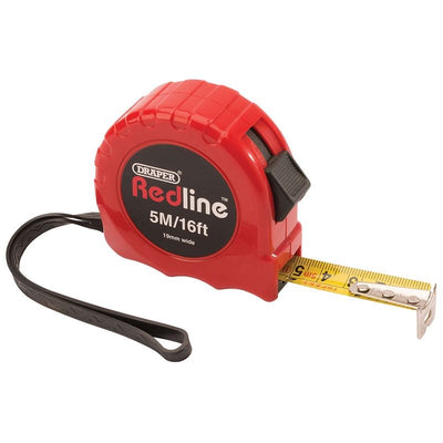 Draper RL - MT - CL2 Metric/Imperial Measuring Tape, 5m/16ft - (82680) - DR-82680 - Draper - Trade Counter Direct
