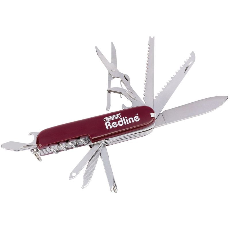 Draper RL - PK1 13 Function Pocket Knife - (67679) - DR-67679 - Draper - Trade Counter Direct