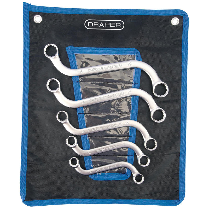 Draper S-Type Obstruction Ring Spanner Set (5 Piece) - DR-07211 - Draper - Trade Counter Direct
