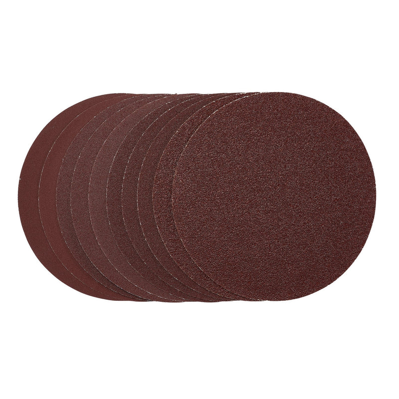 Draper Sanding Discs, 150mm, PSA, Assorted Grit, (Pack of 10) - DR-63016 - Draper - Trade Counter Direct