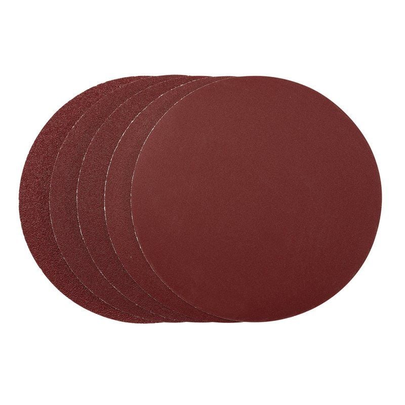 Draper SDPSA200 Sanding Discs, 200mm, PSA, Assorted Grit, (Pack of 5) - (63265) - DR-63265 - Draper - Trade Counter Direct