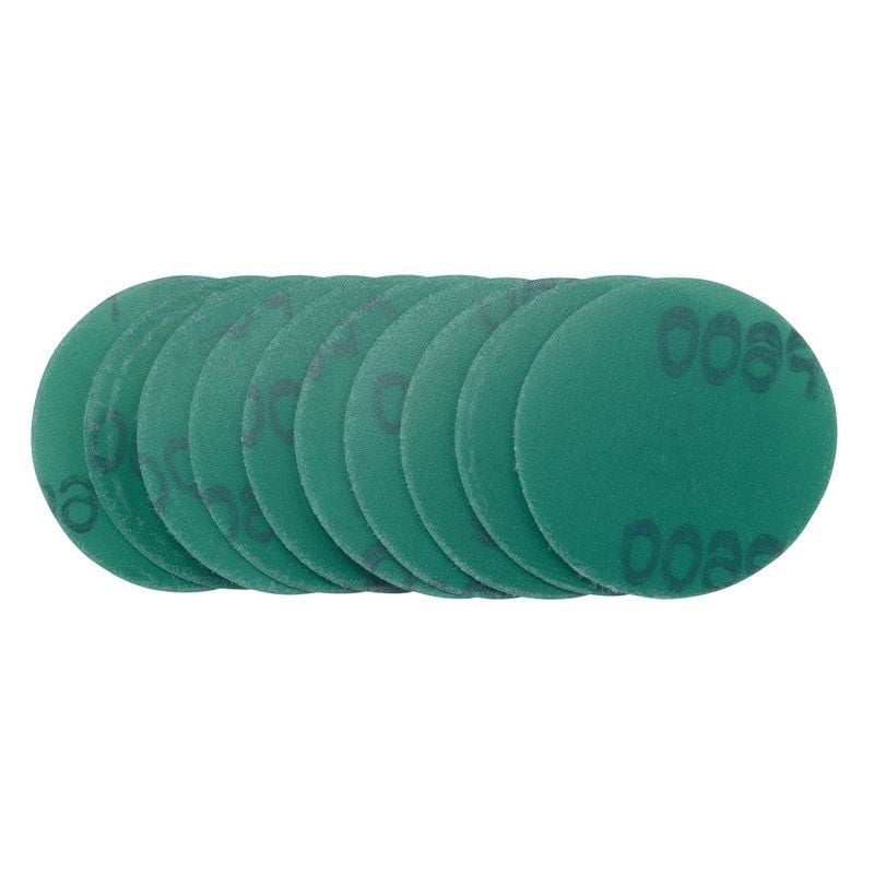 Draper SDWOD50 Wet and Dry Sanding Discs with Hook and Loop, 50mm, 600 Grit (Pack of 10) - (01083) - DR-01083 - Draper - Trade Counter Direct