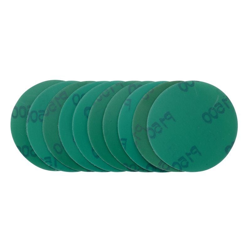Draper SDWOD75 Wet and Dry Sanding Discs with Hook and Loop, 75mm, 1500 Grit (Pack of 10) - (08111) - DR-08111 - Draper - Trade Counter Direct