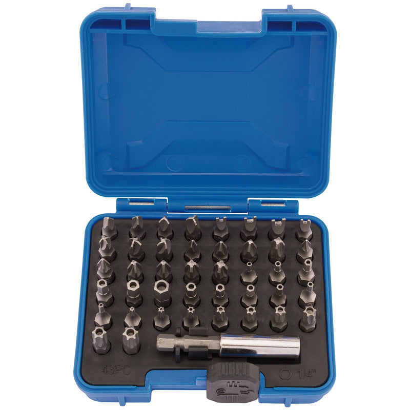 Draper Security Screwdriver Bit Set (43 Piece) - DR-82397 - Draper - Trade Counter Direct