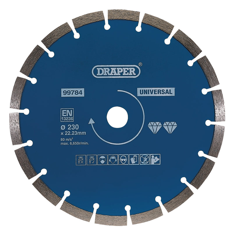 Draper Segmented Diamond Blade - DR-99784 - Draper - Trade Counter Direct