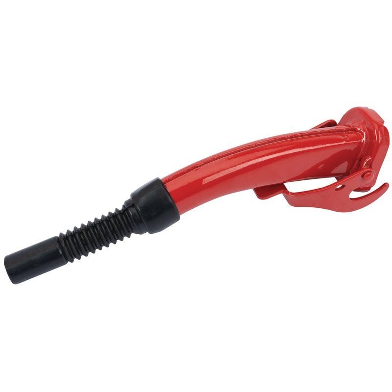Draper SFC - SP - RED/C Red Steel Spout for 5/10/20L Fuel Cans - (08115) - DR-08115 - Draper - Trade Counter Direct