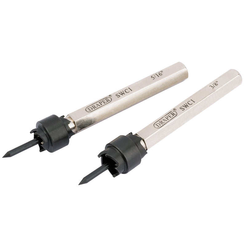 Draper Spot Weld Cutter Set, 3/8" and 5/16" - DR-57624 - Draper - Trade Counter Direct