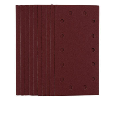 Draper SSA5 1/2 Sanding Sheets with Hook and Loop, 115 x 230mm, 120 Grit (Pack of 10) - (55864) - DR-55864 - Draper - Trade Counter Direct