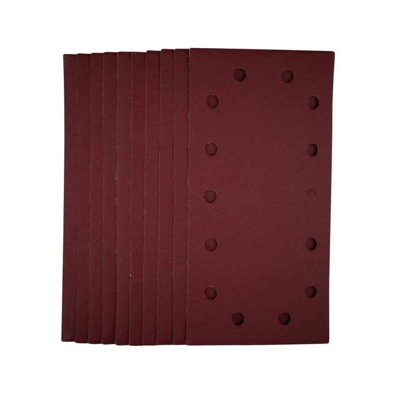 Draper SSA5 1/2 Sanding Sheets with Hook and Loop, 115 x 230mm, 240 Grit (Pack of 10) - (55865) - DR-55865 - Draper - Trade Counter Direct