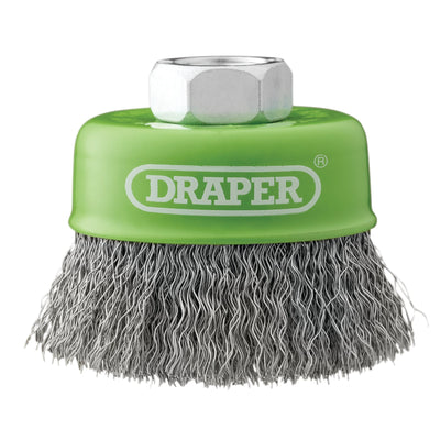 Draper Stainless-Steel Crimped Wire Cup Brush - DR-08051 - Draper - Trade Counter Direct