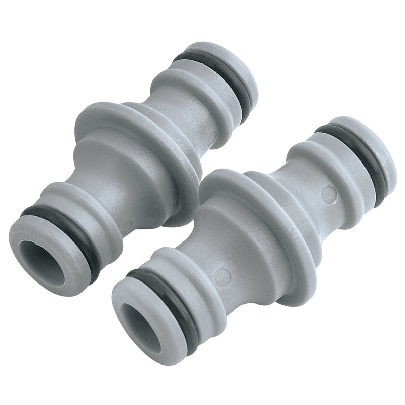 Draper Two-Way Hose Connector (Pack of 2) - DR-25910 - Draper - Trade Counter Direct