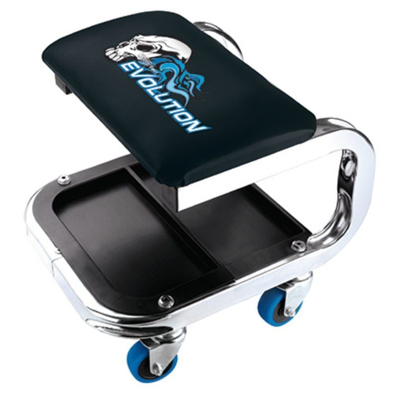 Draper WS - EVO Draper Expert Evolution Work Stool with Storage, 435 x 380mm - (99835) - DR-99835 - Draper - Trade Counter Direct