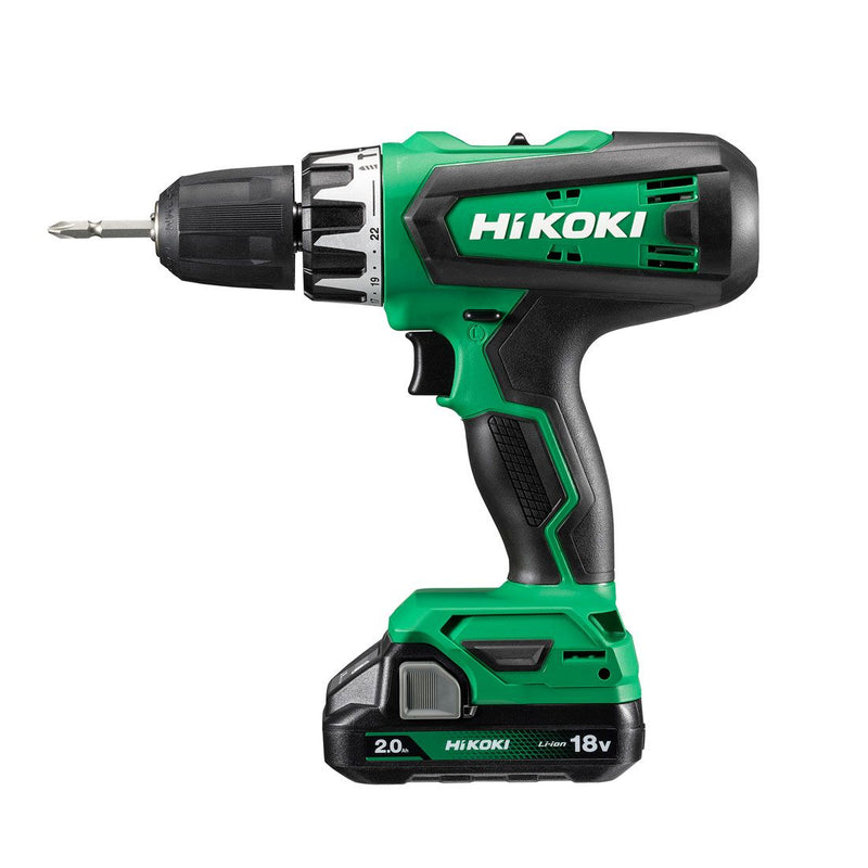 HiKOKI DV18DFXJMZ 18V Combi Drill 2 x 2.0Ah Li-Ion - view 2