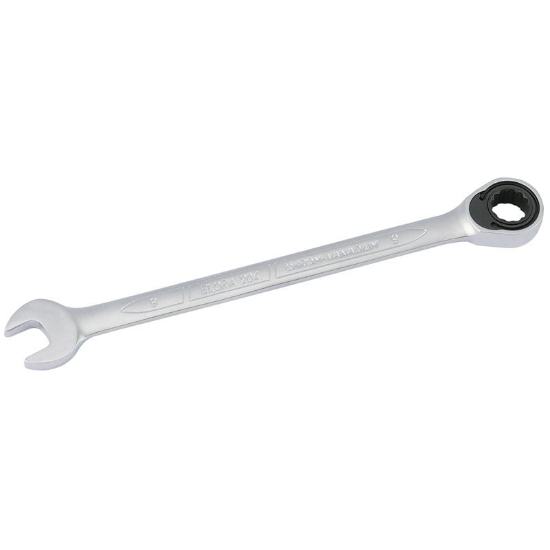 Elora 204 - 15 Metric Ratcheting Combination Spanner, 15mm - (40090) - DR-40090 - Draper - Trade Counter Direct