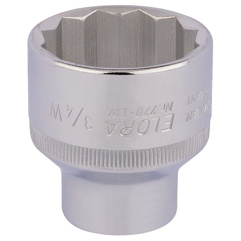 Elora 770 - LW 3/4 Whitworth Bi - Hexagon Socket, 1/2" Sq. Dr., 3/4" - (24898) - DR-24898 - Draper - Trade Counter Direct