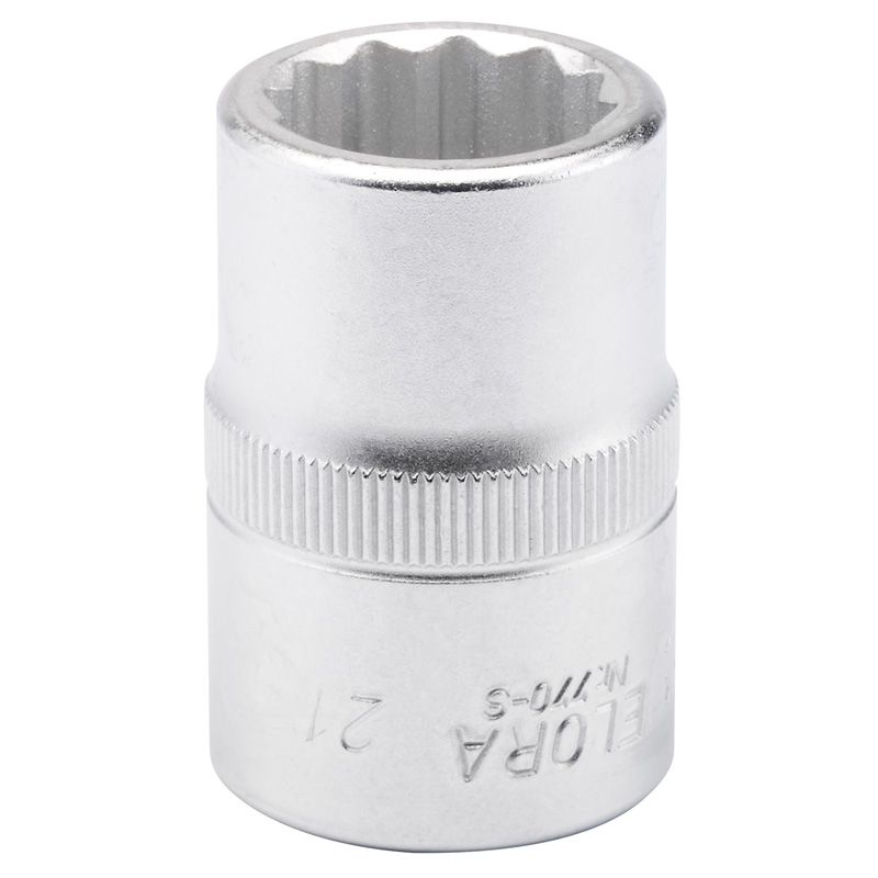 Elora 770 - S 21 Bi - Hexagon Socket, 3/4" Sq. Dr., 21mm - (00690) - DR-00690 - Draper - Trade Counter Direct