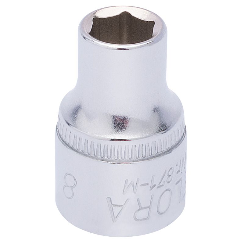 Elora 871 - M 8 Hexagon Socket, 3/8" Sq. Dr., 8mm - (25846) - DR-25846 - Draper - Trade Counter Direct