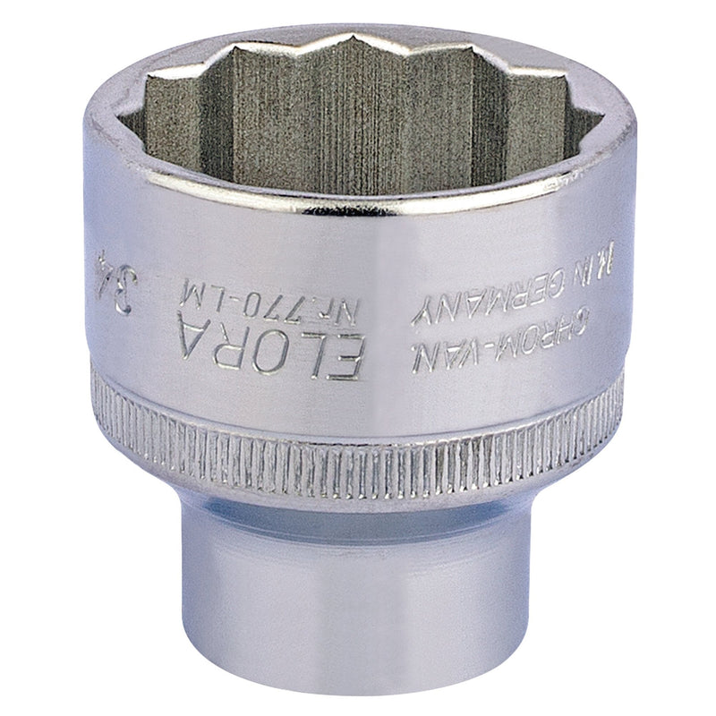 Elora Bi-Hexagon Socket, 1/2" Sq. Dr. - DR-15289 - Elora - Trade Counter Direct